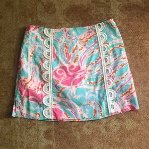 Lilly pulitzer skort size 4 skirt shorts